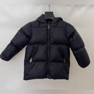 Mackage Kids navy blue Puffer Jacket